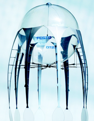 Illustration for article titled AquaJelly and AirJelly Robot Jellyfish At Home In the Water or the Sky